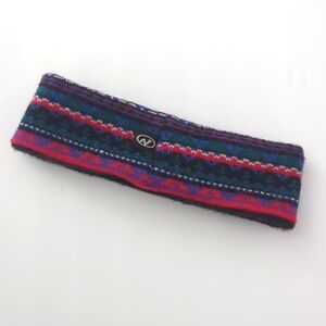 Nordica Wool Head Band Nordica Sport System Head Warmer Fair Isle Knit Vintage